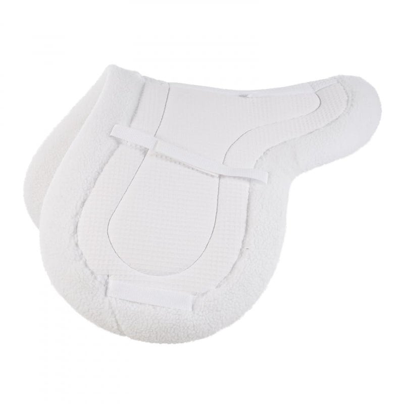 HORZE Airflow Close Contact Shaped Pad - White - Horse - Image 1